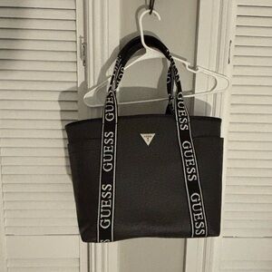 Guess Black Tote with Logo Handles